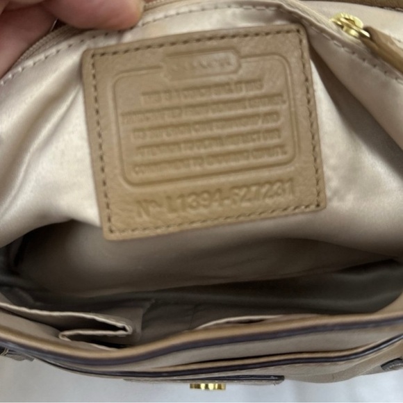 Leather vintage coach bag - Picture 8 of 10